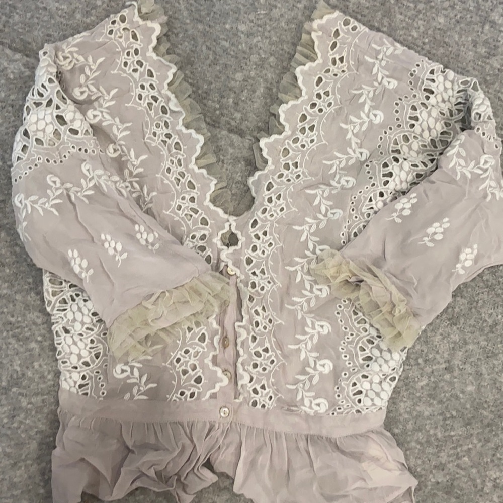 Loveshack fancy lace top